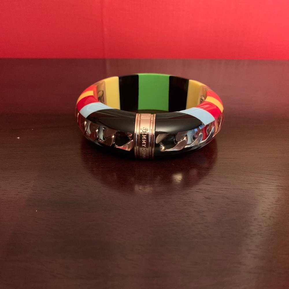 Jimmy Choo resin bangle bracelet